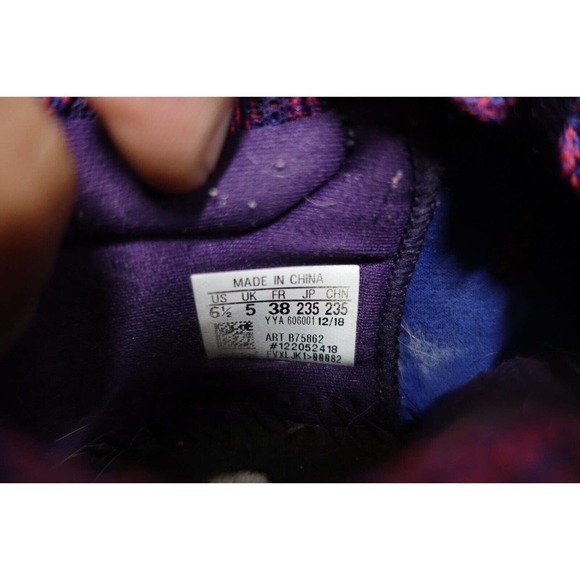 ADIDAS Women Ultra Boost Uncaged Size 6.5 Purple Running Shoes Primeknit B75862 - Picture 10 of 10